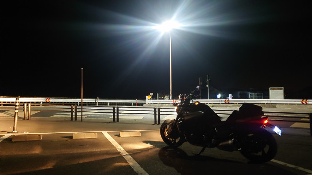 夜の明知平
