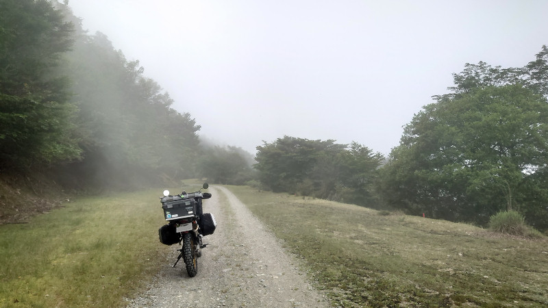 剣山スーパー林道、東側
